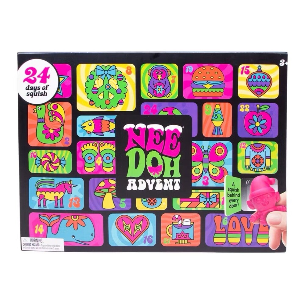 Schylling NeeDoh 2025 Advent Calendar Squishy Fidget Toy NEW